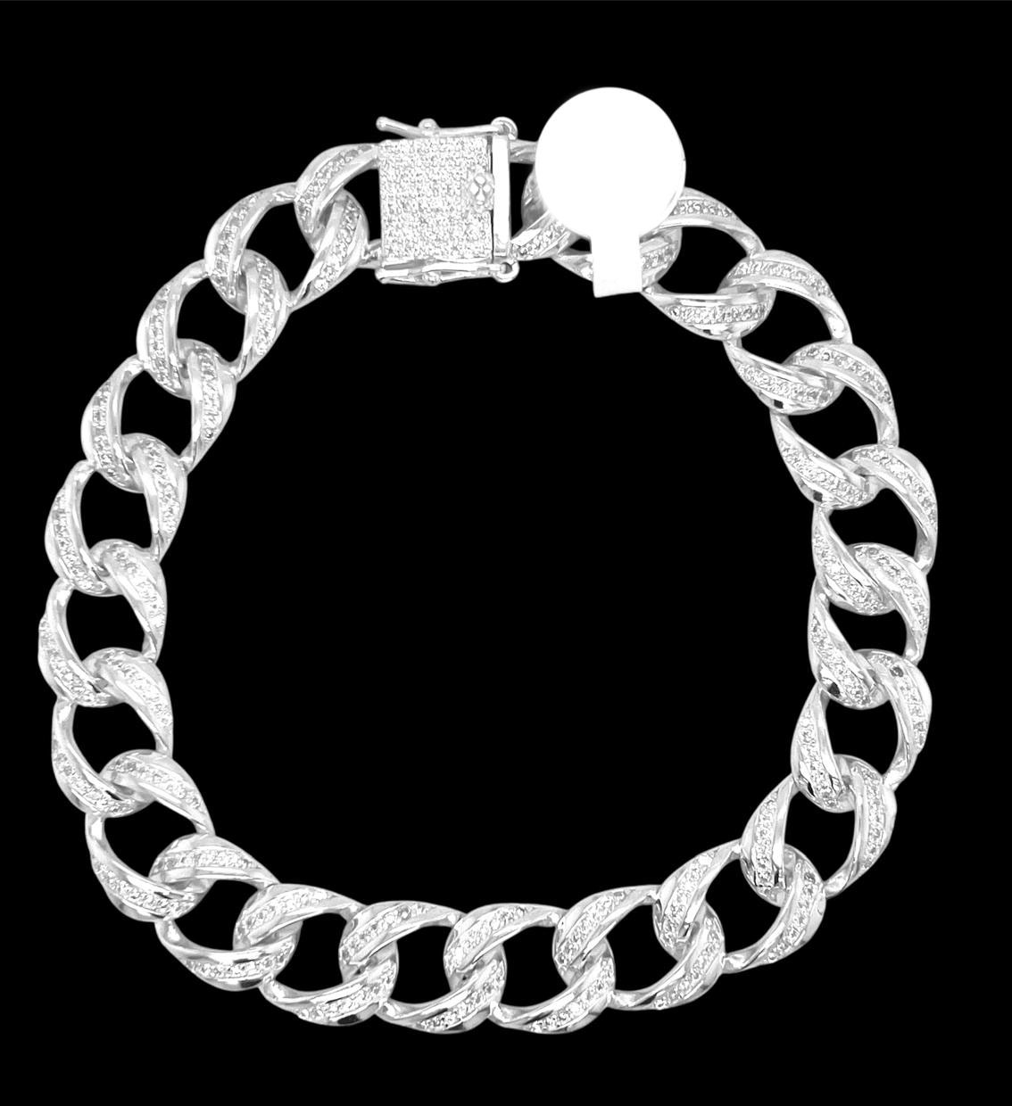 Silver Gent Hand Band