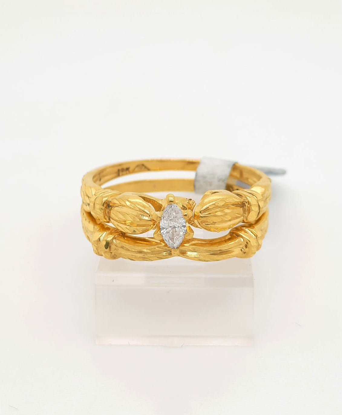 2PC Gold Wedding Ring