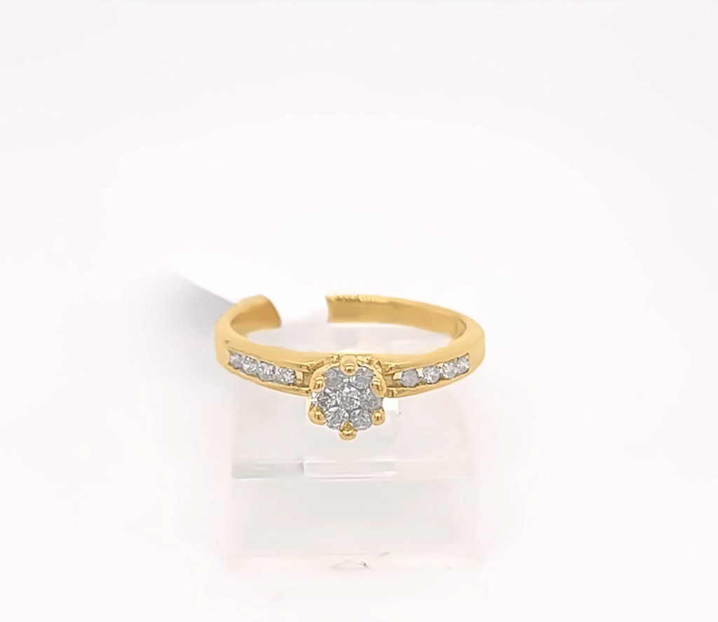 Gold Diamond Engagement Ring