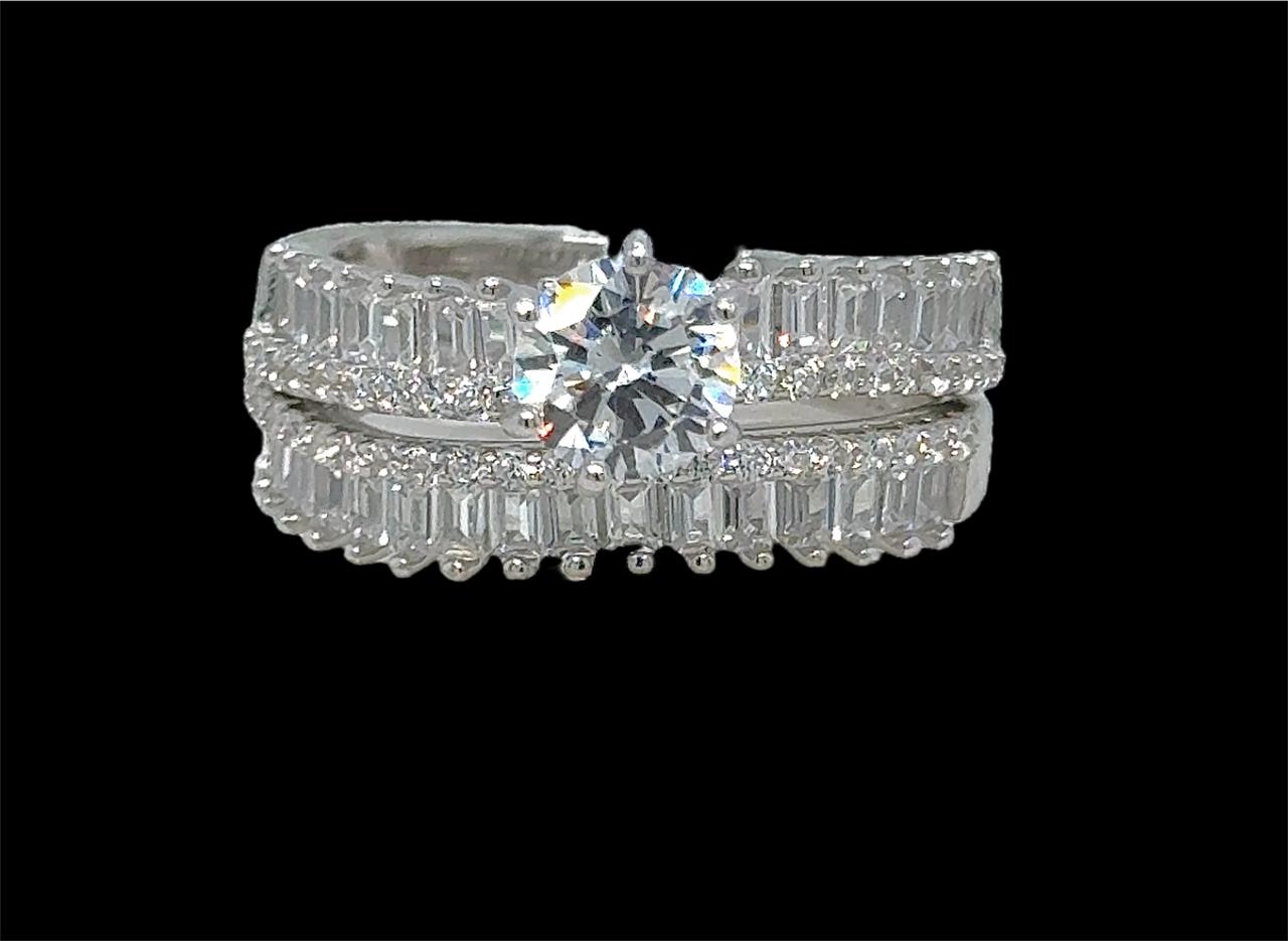 2PC Silver Ladie Ring