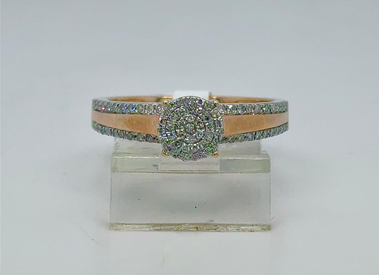 Gold Diamond Engagement Ring