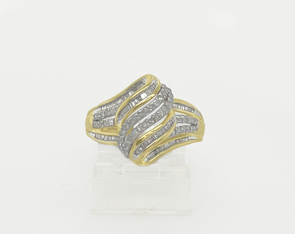 Gold Diamond Engagement Ring