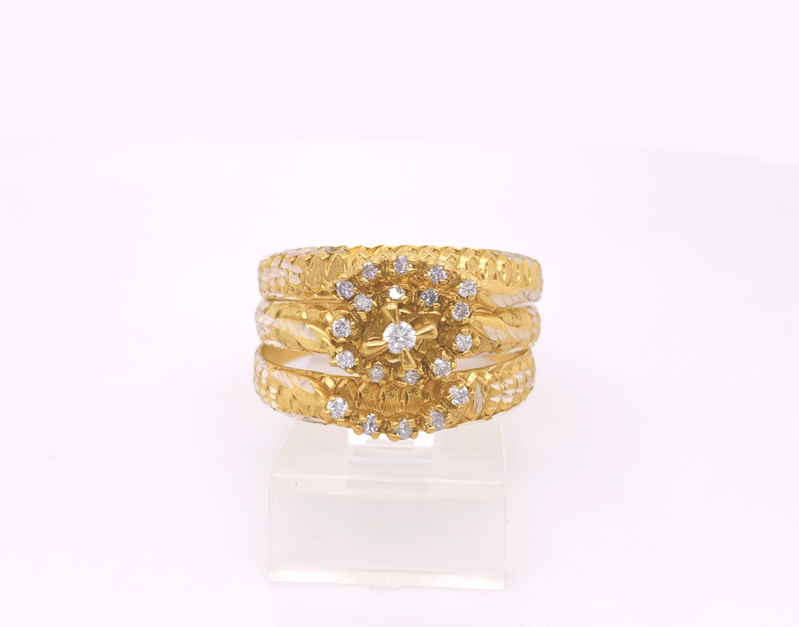 3PC Gold Wedding Ring