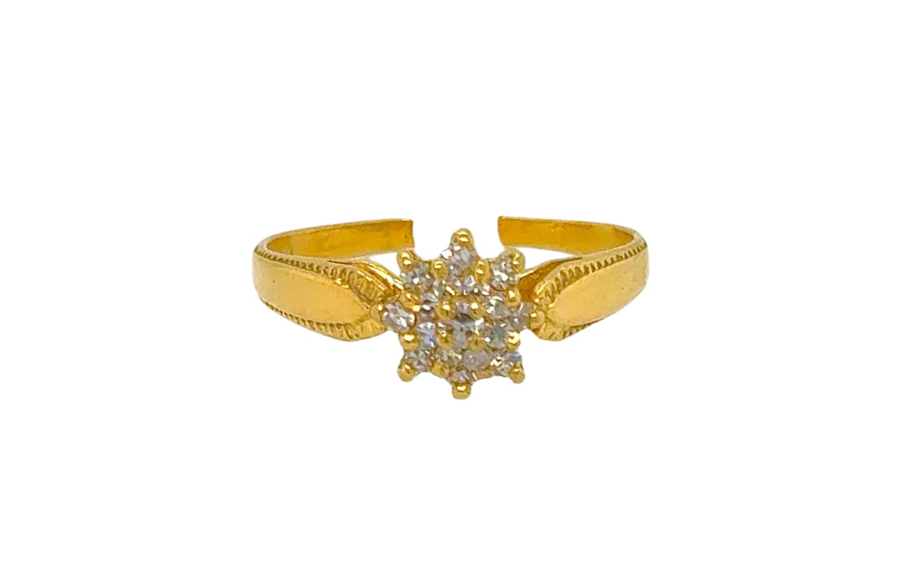 Gold Diamond Engagement Ring