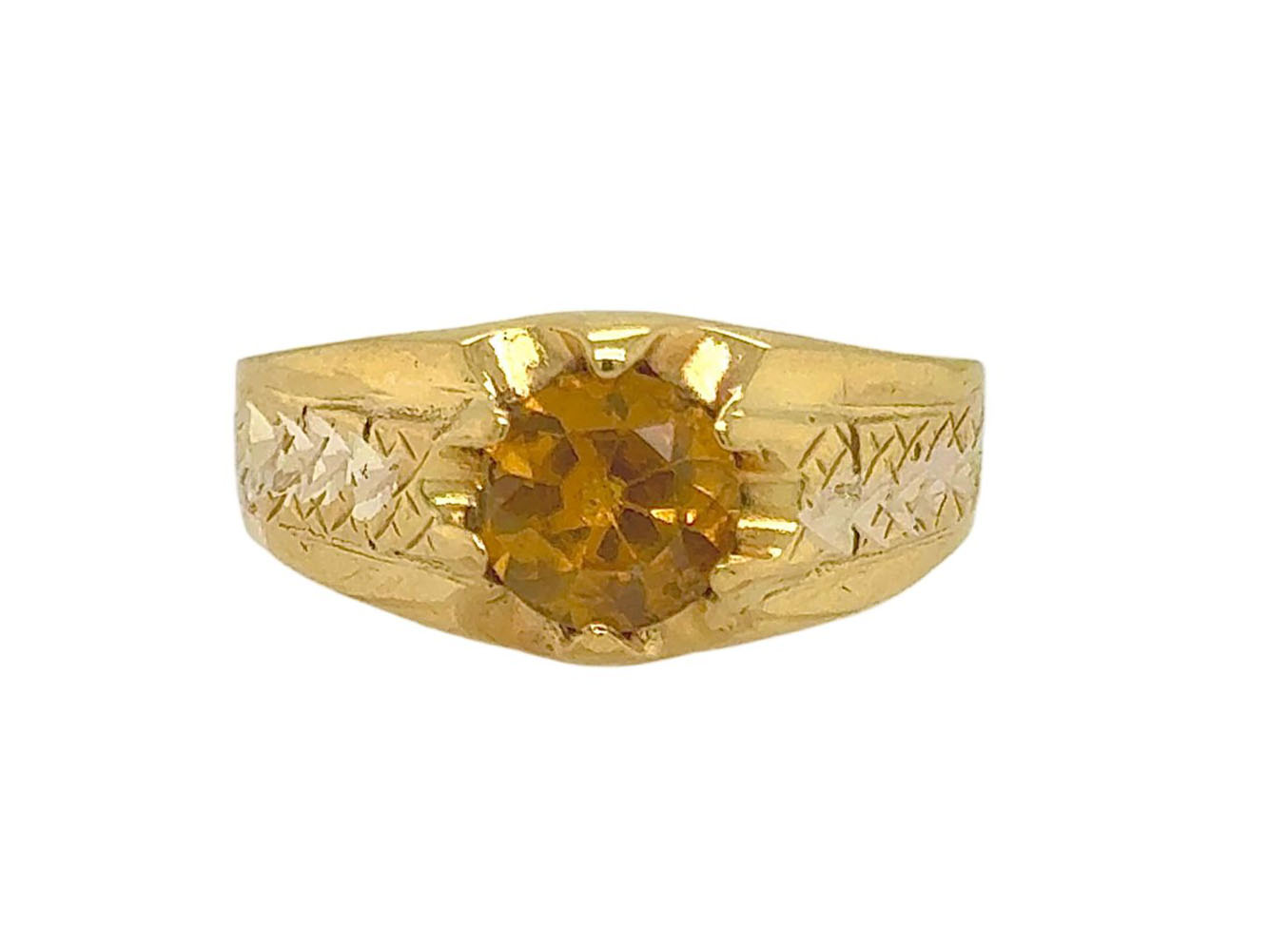 Gold Gent Ring
