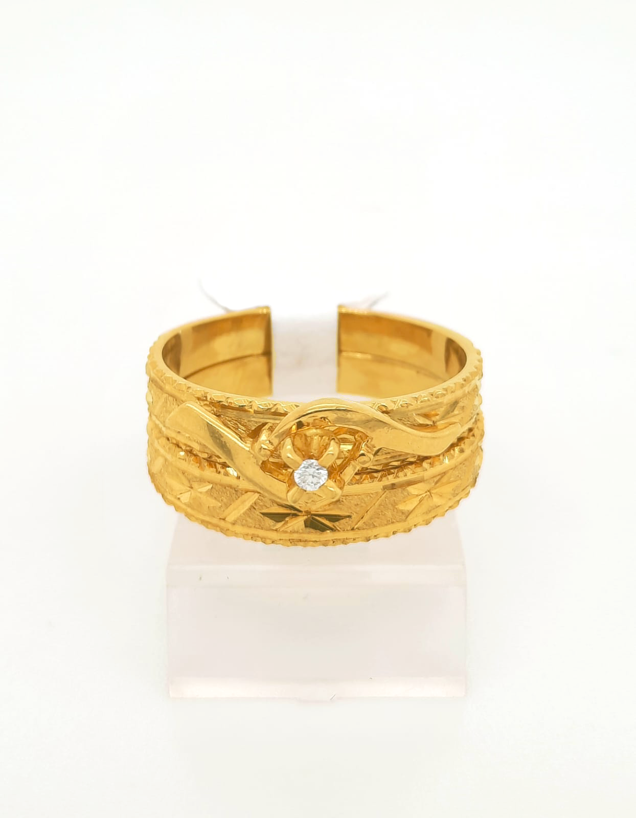 2PC Gold Wedding Ring