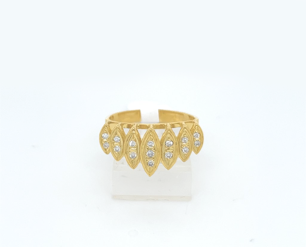 Gold Diamond Engagement Ring