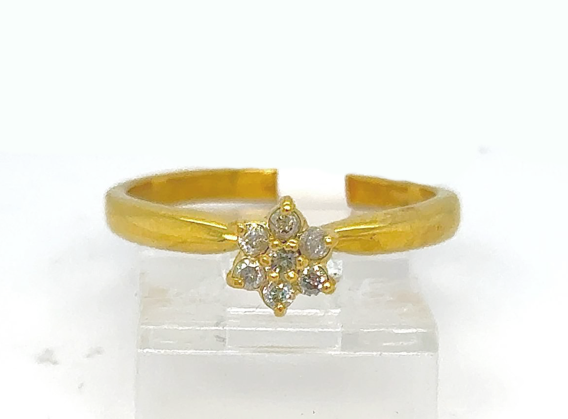 Gold Diamond Engagement Ring