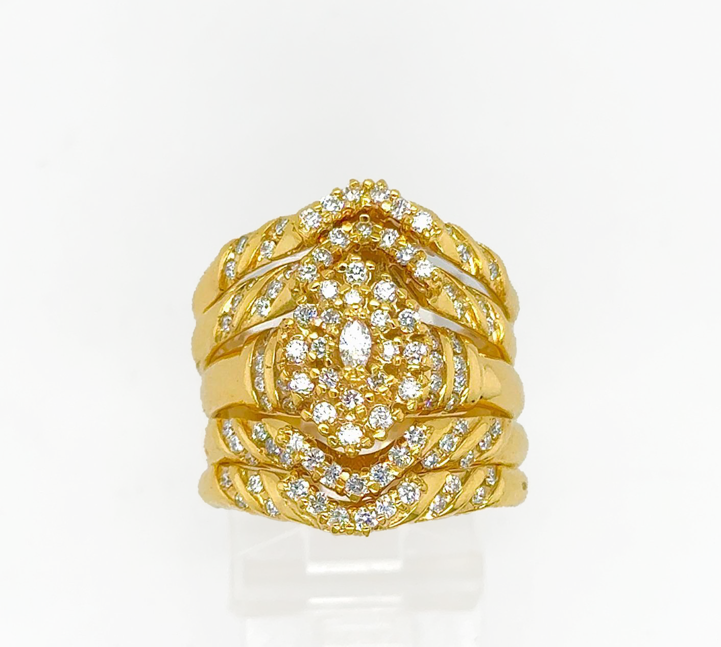 5PC Gold Wedding Ring