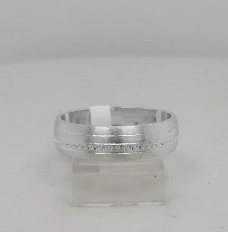 Silver Gent Wedding Ring