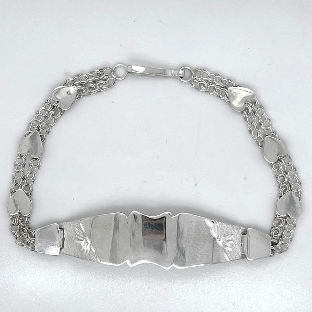 Silver Ladie ID Band