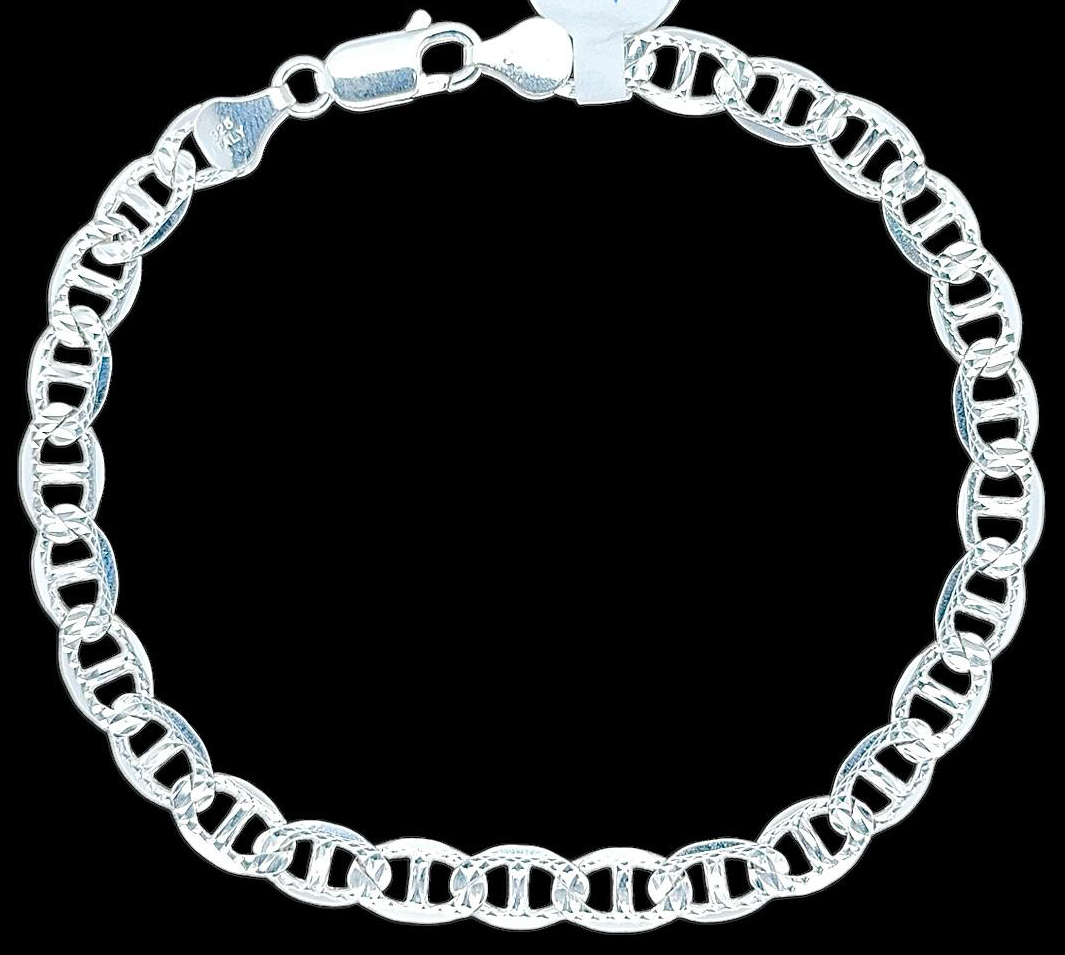 Silver Gent Hand Band