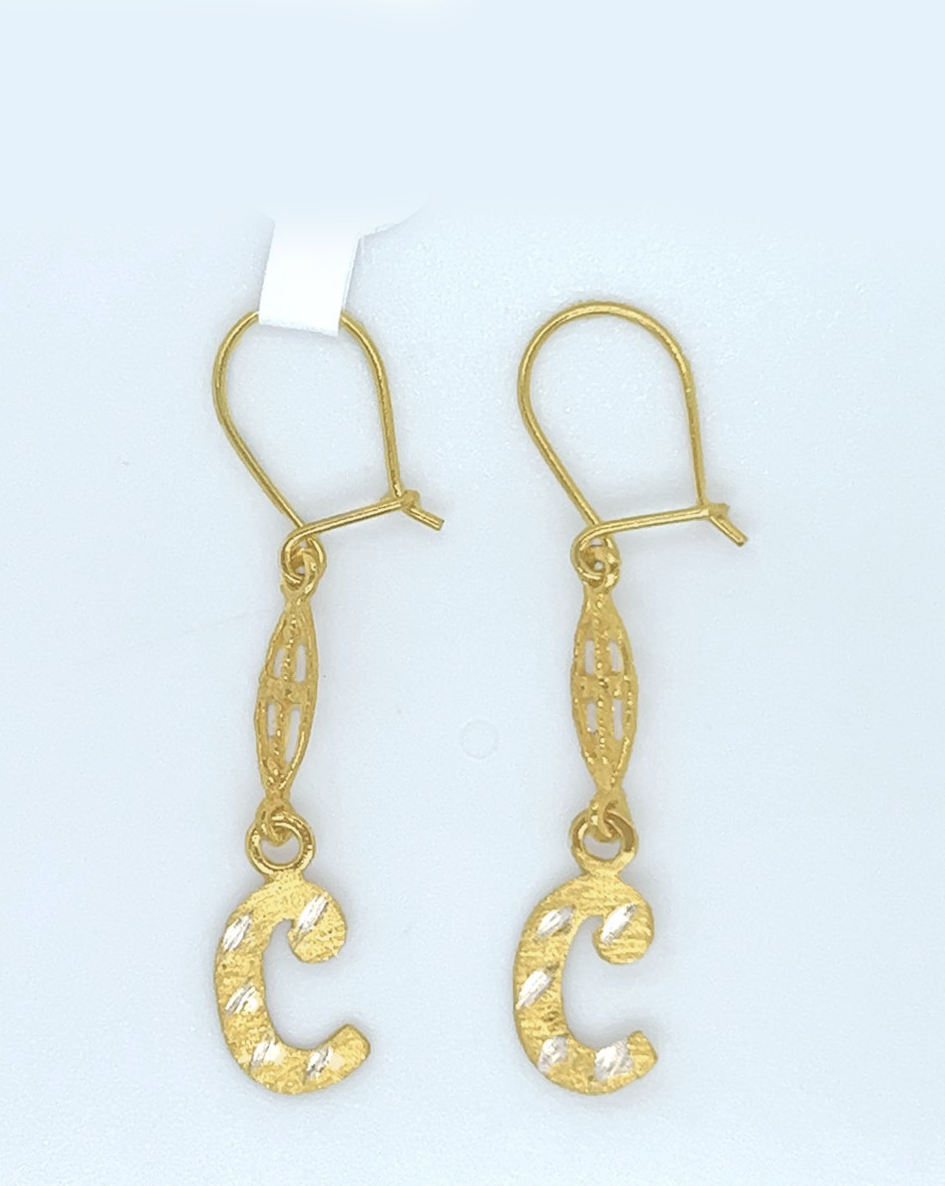 Gold Hanging Earrings