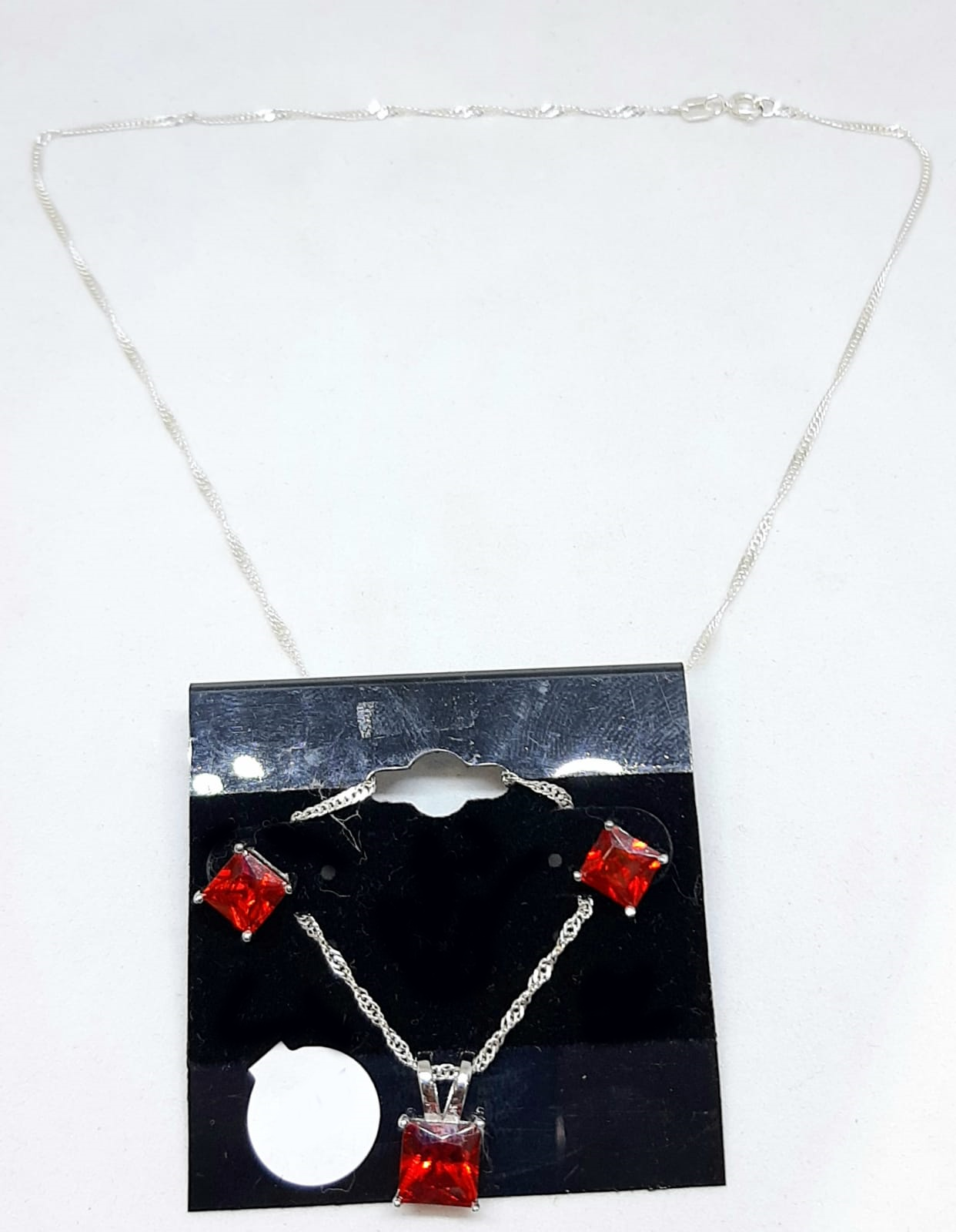 Silver Ladie Chain Set
