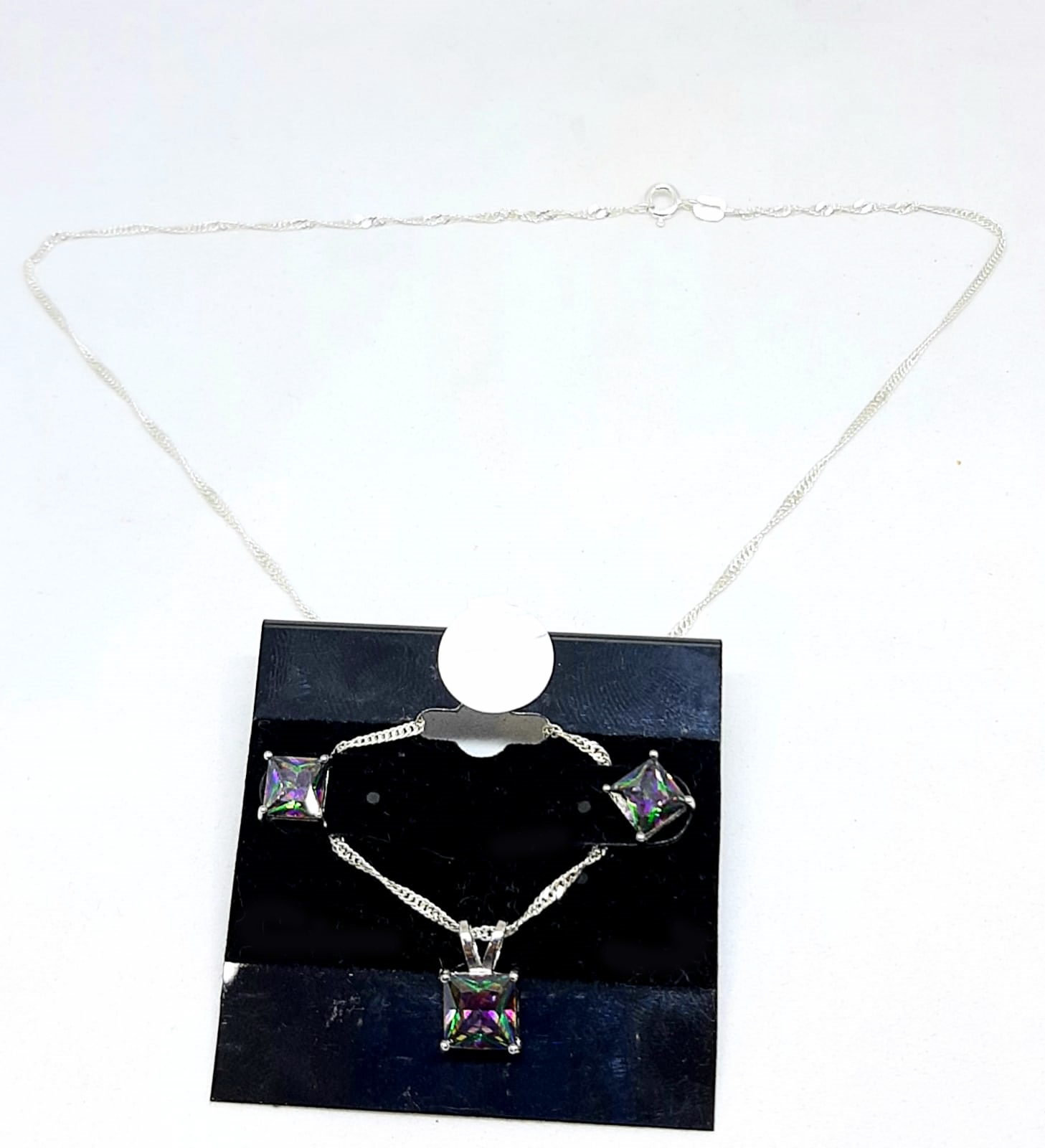 Silver Ladie Chain Set